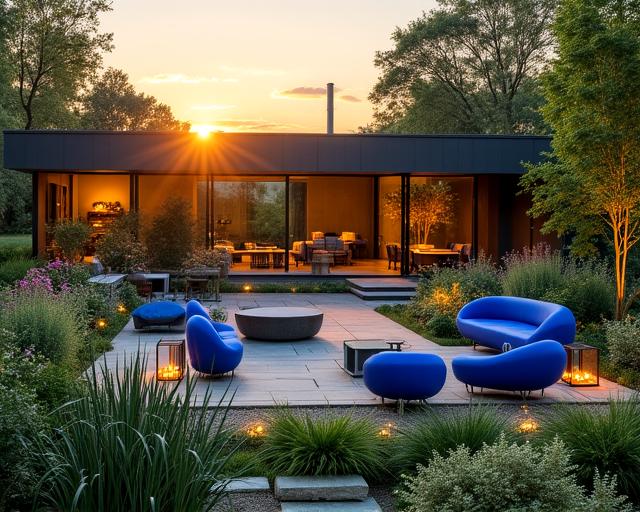 Artystyczny ogród krajobrazowy w Warszawie